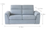 Rubra 2 Seater Sofa Bed