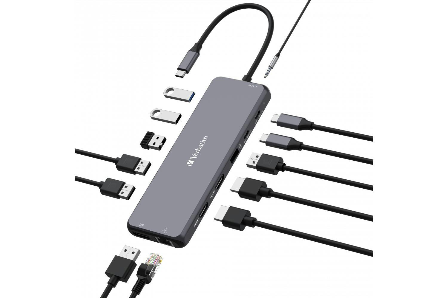 Verbatim USB-C Pro 13 Ports Multiport Hub