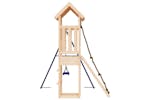 Vidaxl 3155813 Playhouse With Climbing Wall Swing Solid Wood Pine