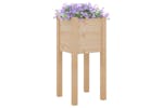 Vidaxl 810779 Garden Planter 31x31x70 Cm Solid Pinewood