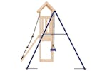 Vidaxl 3155813 Playhouse With Climbing Wall Swing Solid Wood Pine