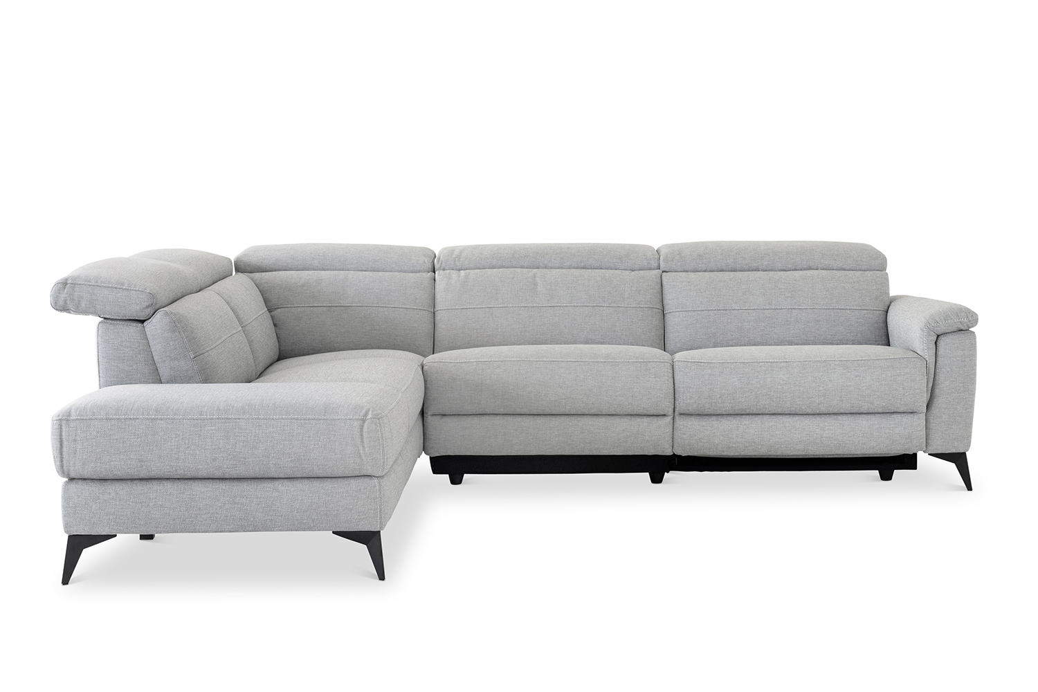 Penny Chaise Sofa | Power Recliner | Fabric | Grey