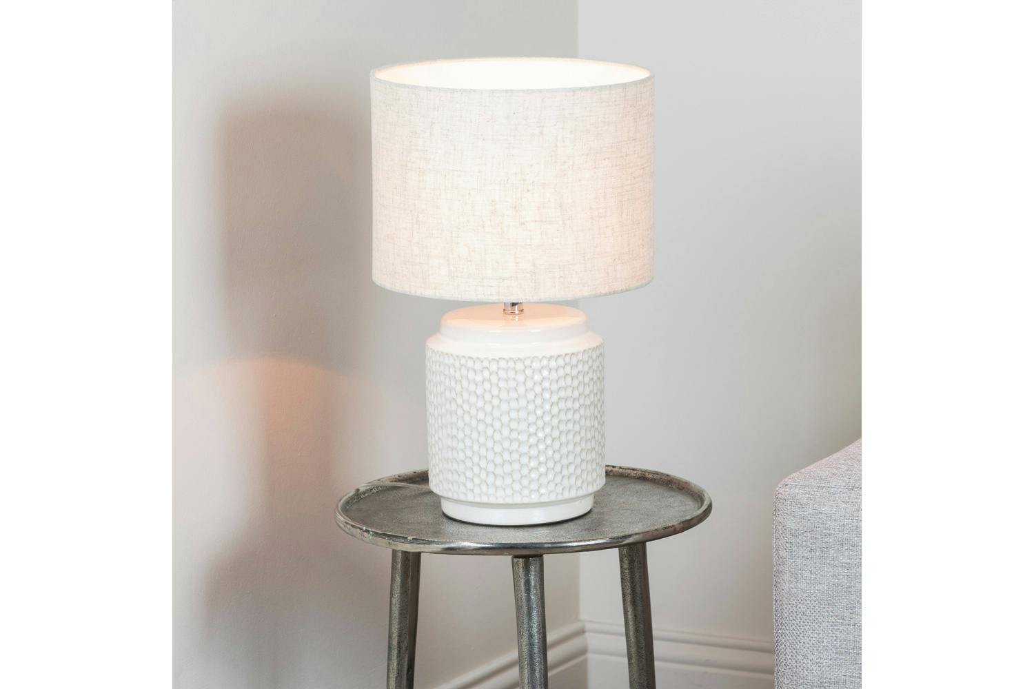 Hazel Table Lamp | Cream | 44 cm