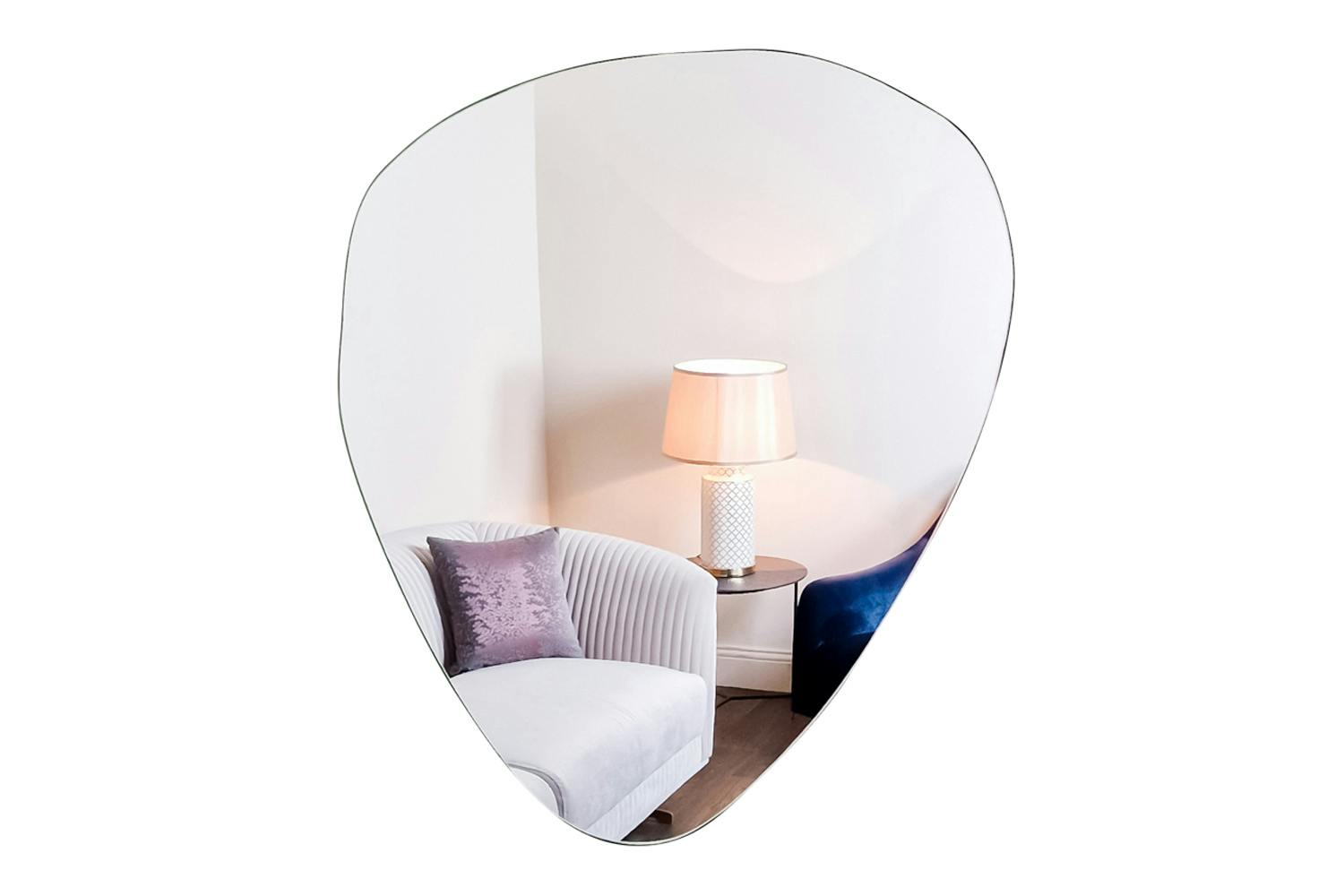 Frameless Cobble Mirror | 88 x 76 cm