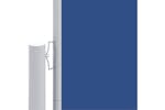 Vidaxl 318046 Retractable Side Awning Blue 200x1000 Cm