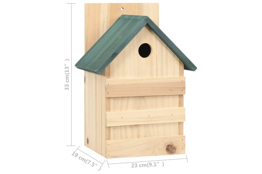 Vidaxl 47248 Bird Houses 4 Pcs 23x19x33 Cm Firwood