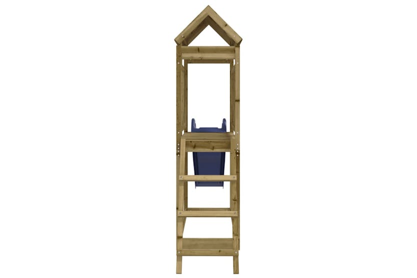 Vidaxl 3155866 Playhouse With Slide Ladder Impregnated Wood Pine