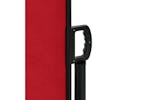 Vidaxl 318089 Retractable Side Awning Red 220x1200 Cm