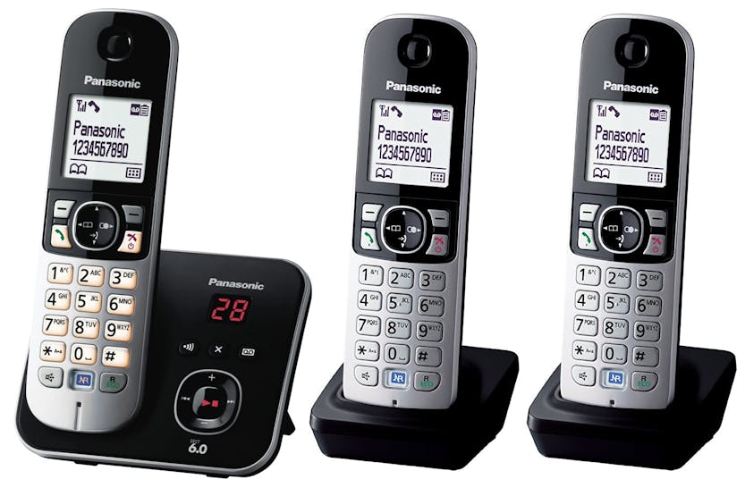 Panasonic TAP6823TRI Cordless Phone with Answering Machine | Trio