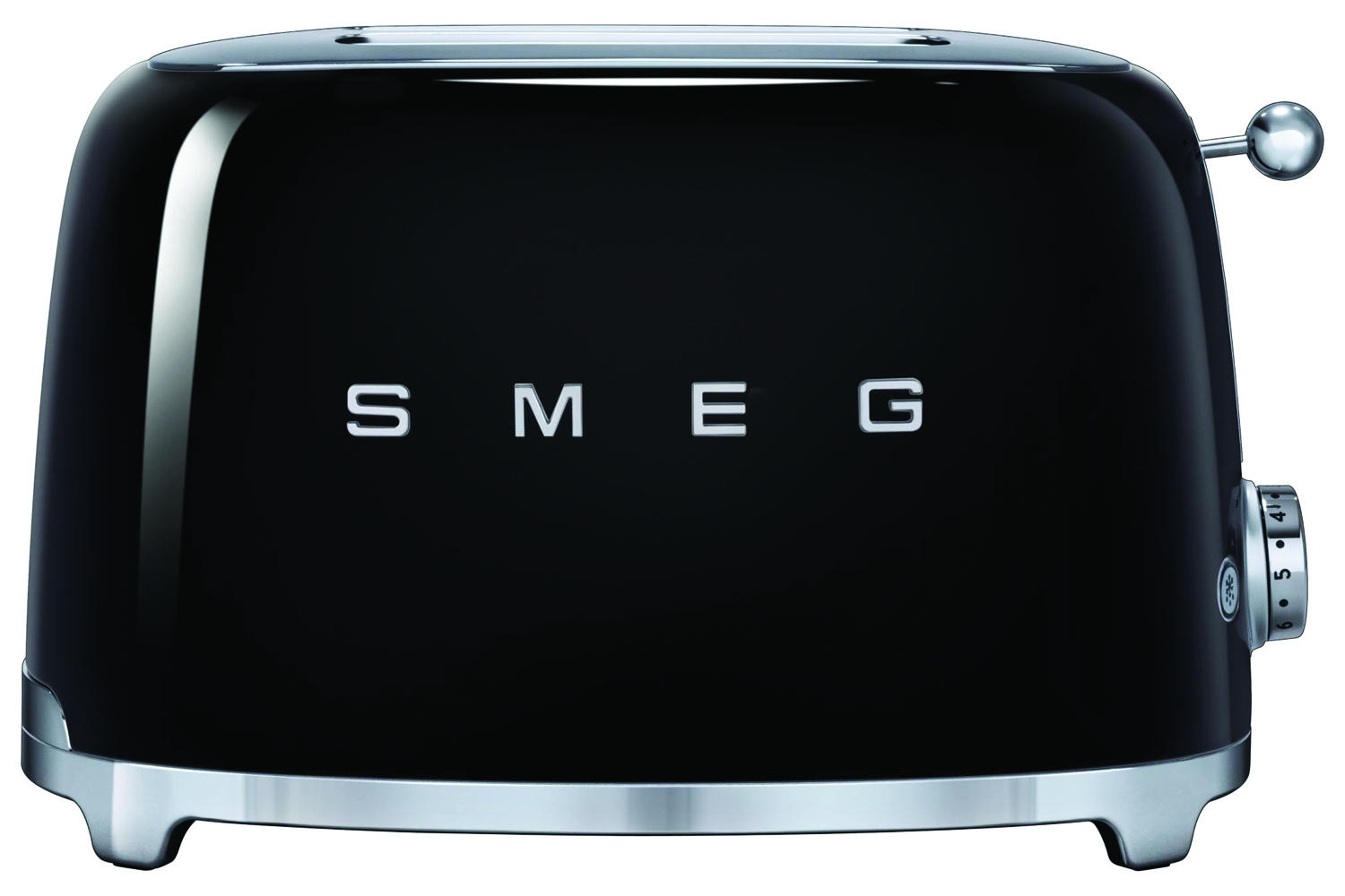 Smeg 50's Retro Style Aesthetic 2 Slice Toaster | TSF01BLUK | Black