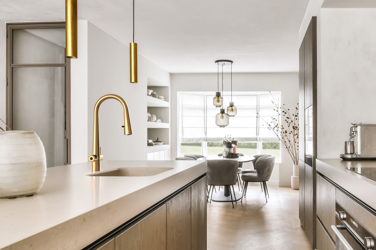 Zip Water HydroTap G5 Celsius Plus Pull-Out All in One Boiling Chilled Hot & Cold Tap | Brushed Gold