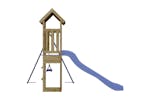 Vidaxl 3155821 Playhouse With Slide Swing Impregnated Wood Pine