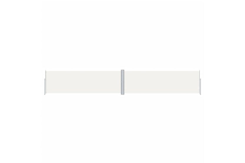 Vidaxl 318031 Retractable Side Awning Cream 160x1000 Cm