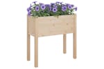 Vidaxl 810820 Garden Planters 2 Pcs 70x31x70 Cm Solid Pinewood