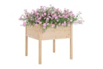 Vidaxl 810810 Garden Planters 2 Pcs 70x70x70 Cm Solid Pinewood