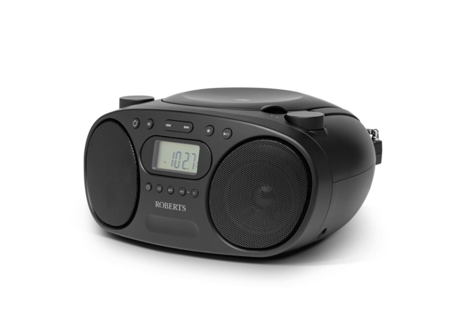 Roberts Zoombox FM with CD Player | Black
