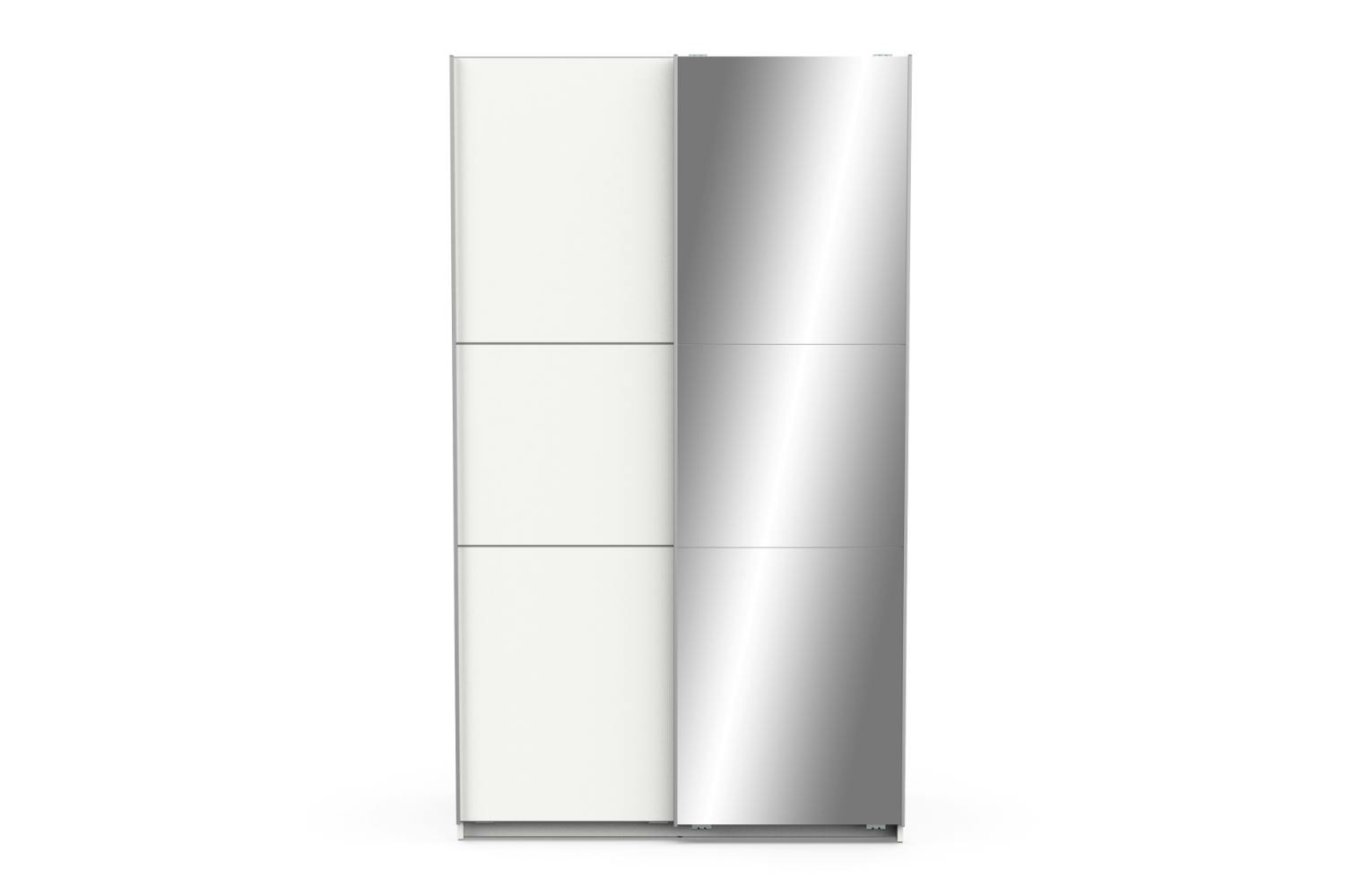 Ghost 1.8m Wardrobe Mirror with 2 Sliding Doors | Colour Options