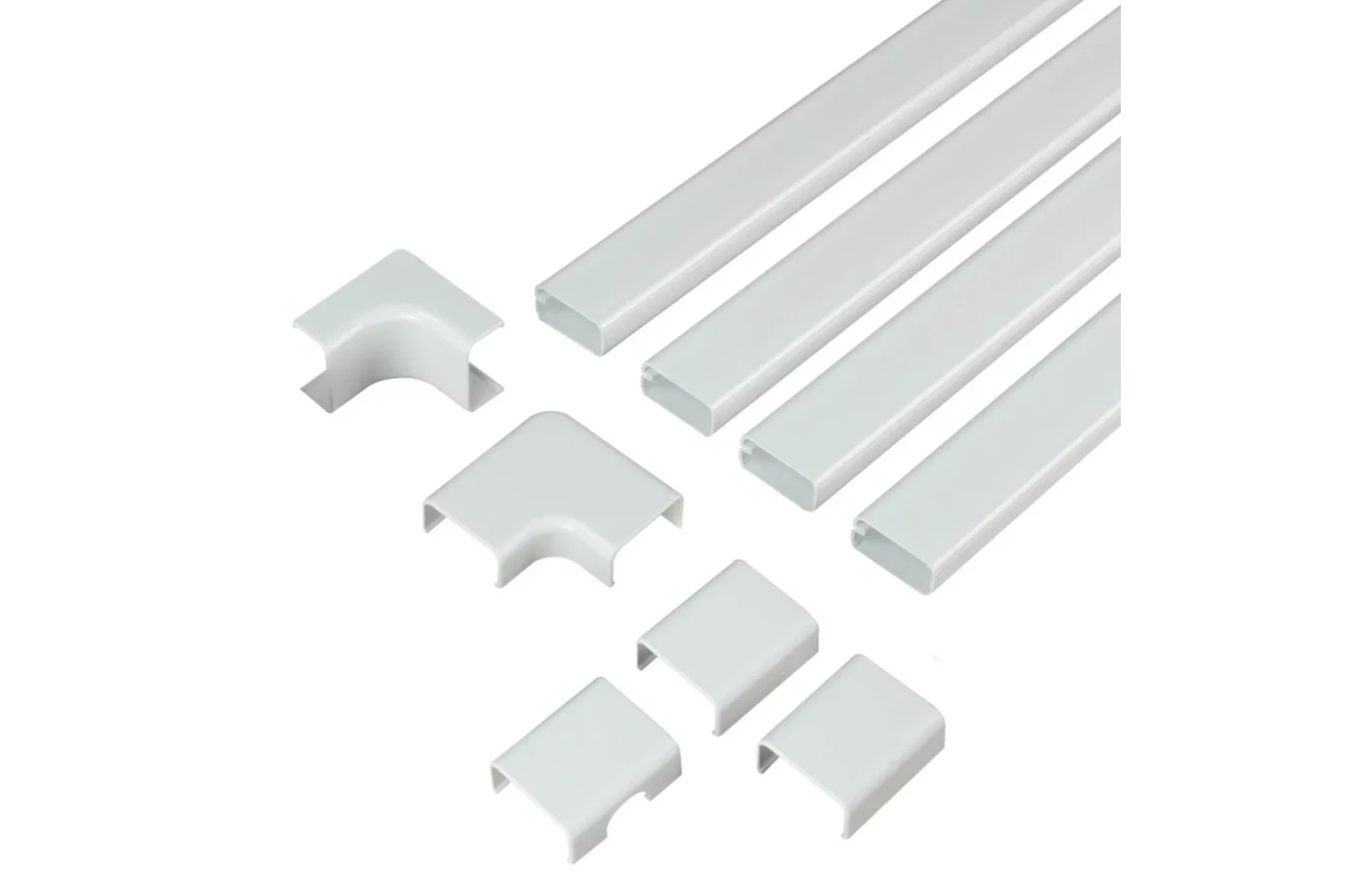 Sanus On-Wall Cable Concealer High Capacity Cord Cover Kit for Mounted TVs | 6 Cables