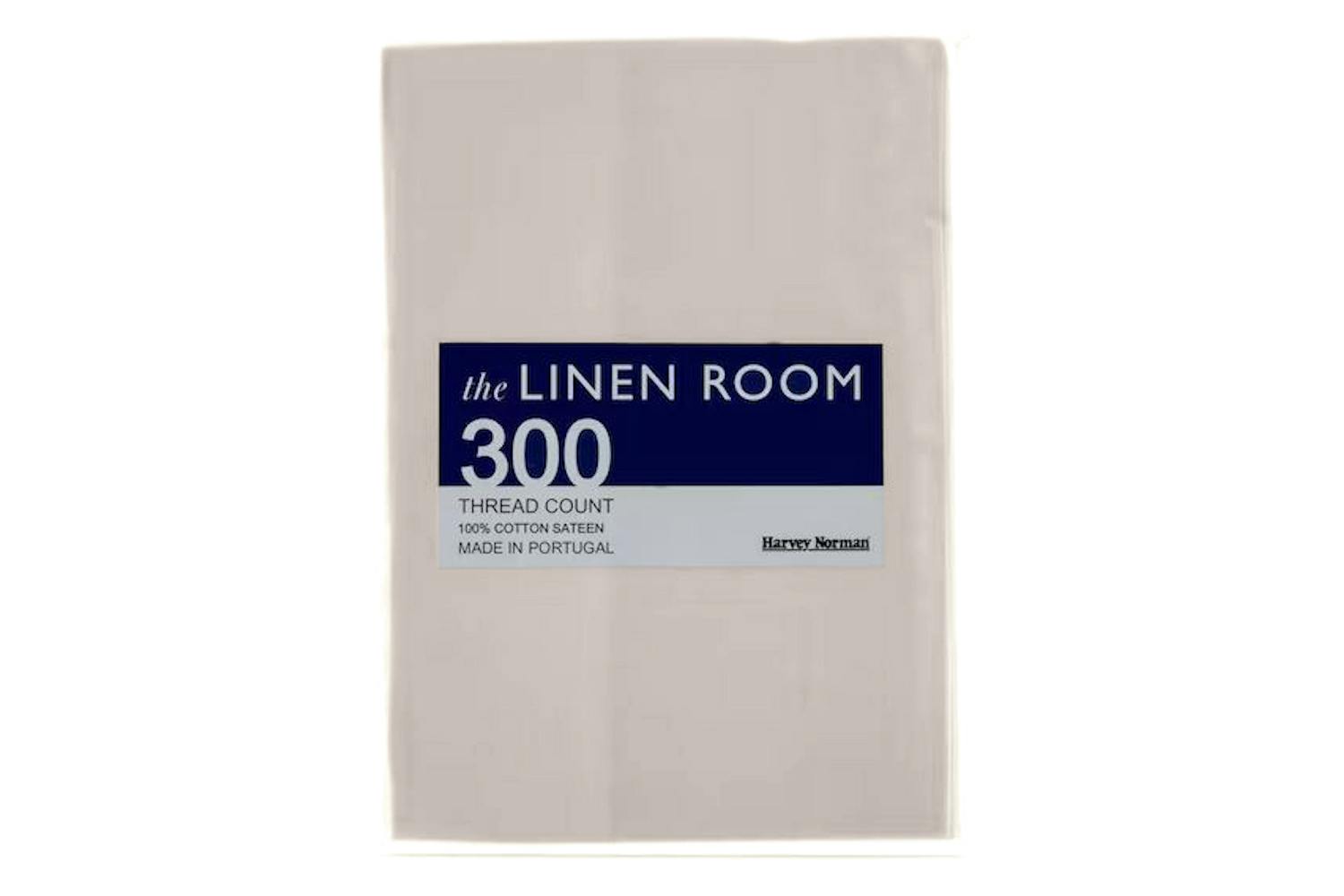 The Linen Room | 300tc Cotton Sateen | Fitted Sheet | Champagne | Double