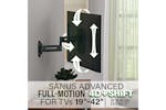 SANUS Advanced Full-Motion 4D Shift for 19" - 43"|  TV Wall Mount | VSF917-B2