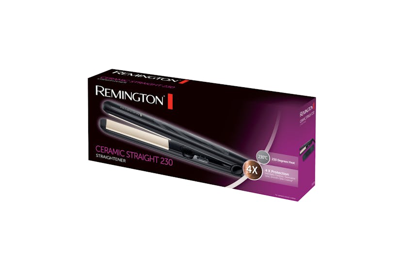Remington Ceramic Straight 230 Hair Straighteners | S3500 | Black