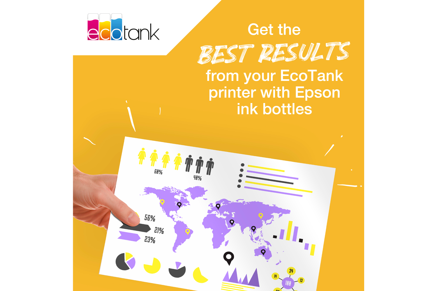 Epson 113 EcoTank Pigment Ink Bottle | Black | Ireland