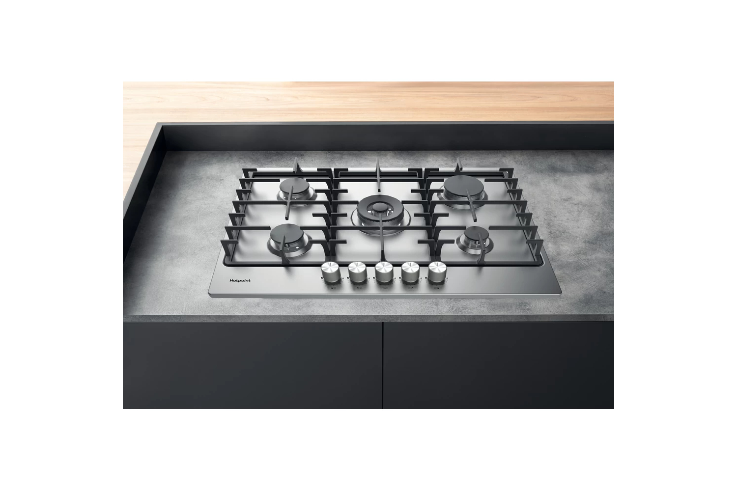 Hotpoint 75cm Gas Hob | PPH75GDFIXUK