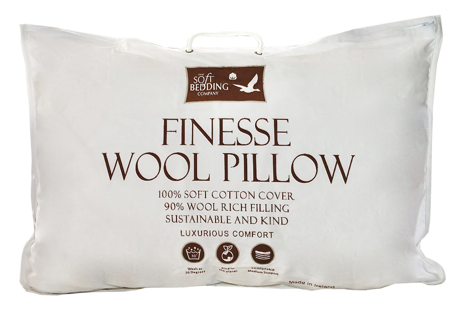 The Soft Bedding Company | Finesse Wool Pillow