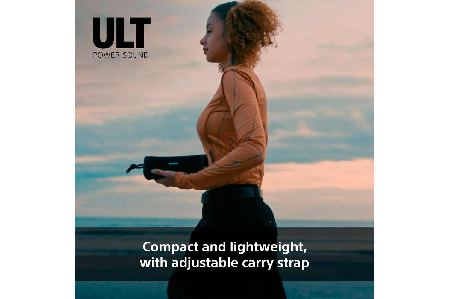 Sony ULT FIELD 1 Wireless Bluetooth Waterproof Speaker | Black | SRSULT10B.CE7