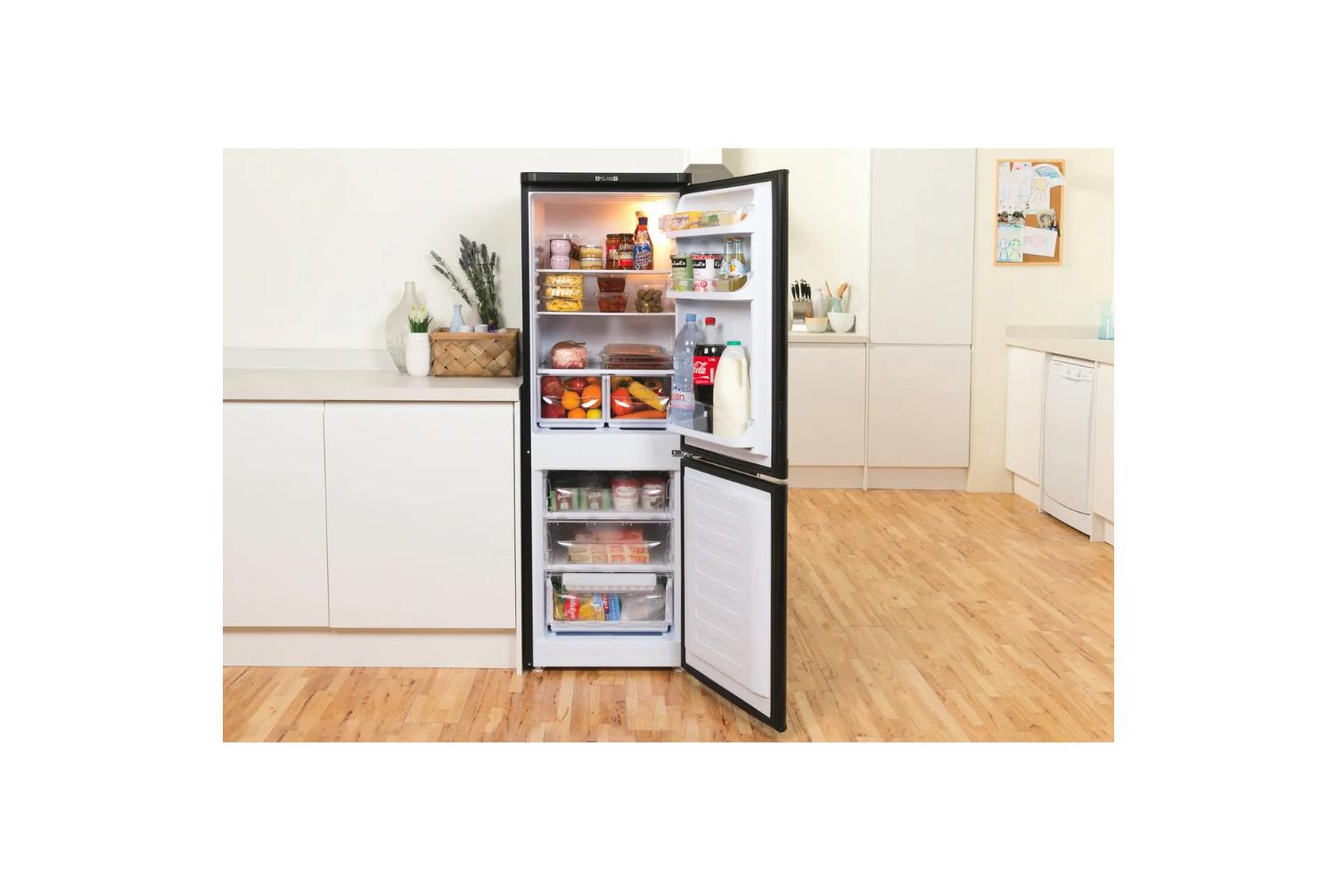 Indesit 55cm Freestanding Fridge Freezer | IB55732BUK