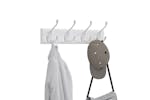 Songmics 4 Triple Coat Hooks | White