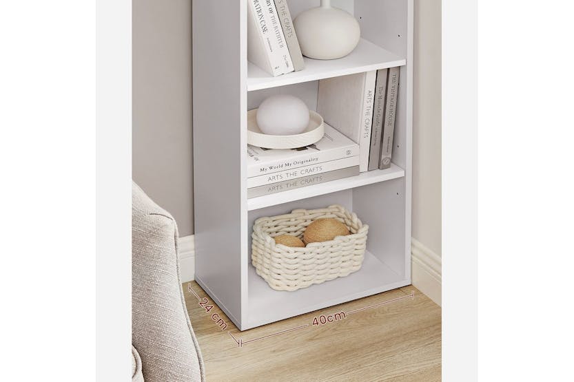 Songmics Vasagle Bookcase with 6 Compartments | White