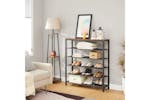 Songmics Vasagle Industrial Shoe Rack | Vintage Brown/Black