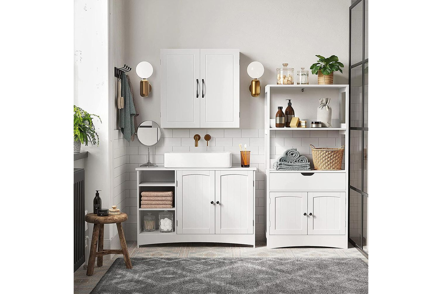 Vasagle Bbc410p31 - Washbasin Cabinet