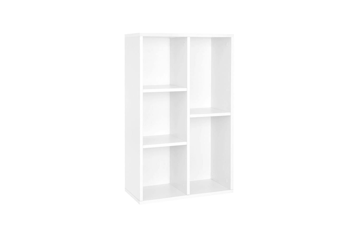 Songmics Vasagle Bookcase With 5 Compartments | White