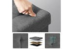 Songmics Small Cube Seat | Dark Gray