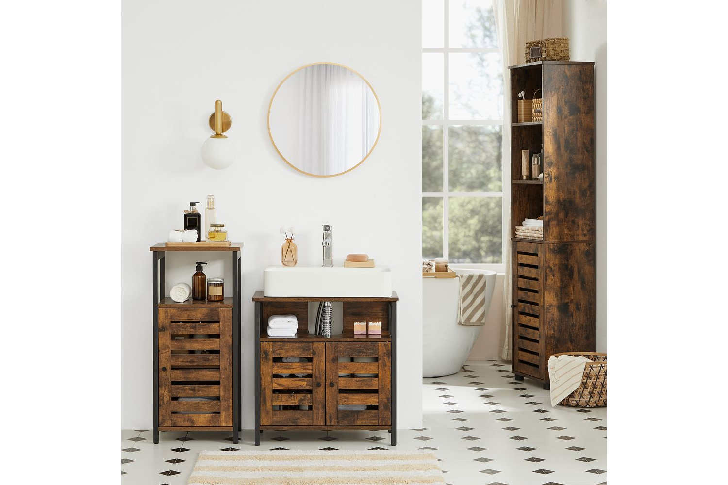 Vasagle Bbc901b01 - Washbasin Cabinet