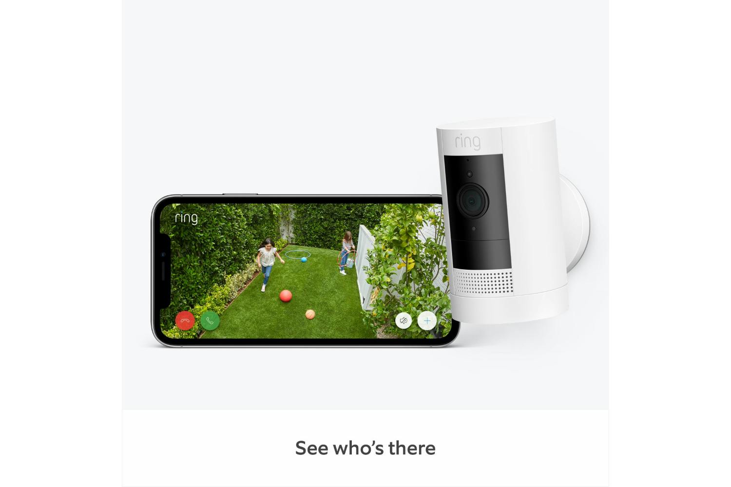 Ring Stick Up Outdoor Camera Battery Gen White Ireland