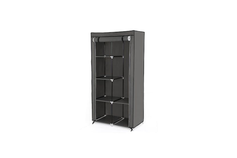 Songmics Fabric Cabinet with Roller Door | Grey