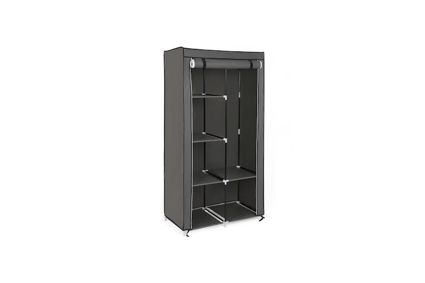 Songmics Fabric Cabinet with Roller Door | Grey