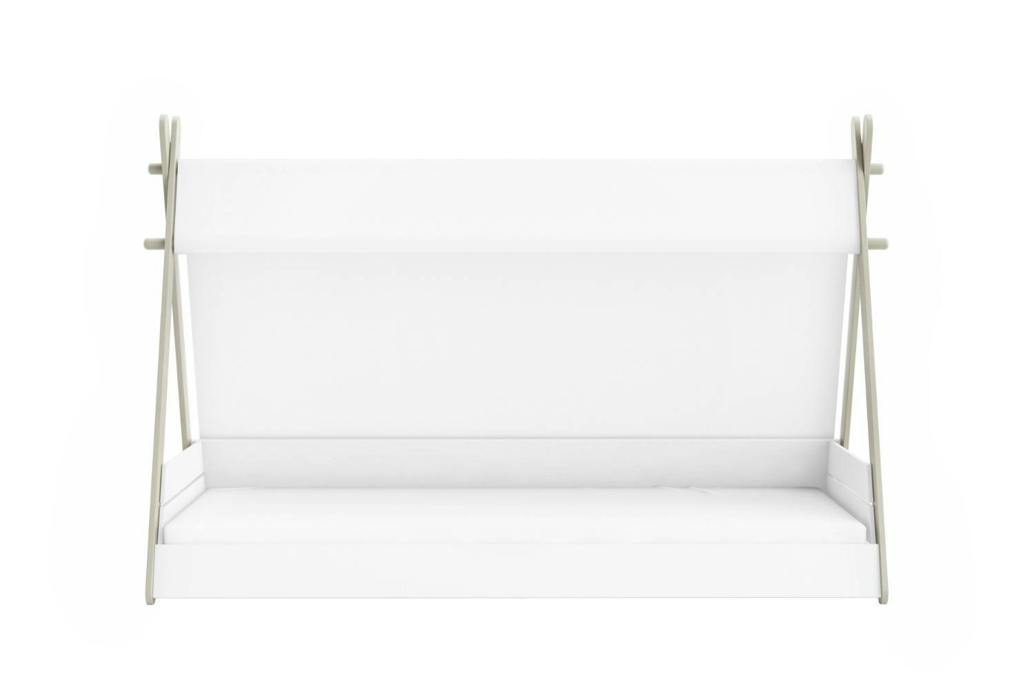 Totem Bed Frame | Single | 3ft | White