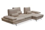 City Chaise Sofa | Leather