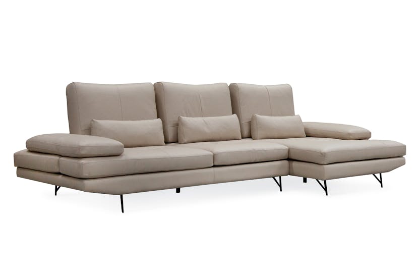 City Chaise Sofa | Leather