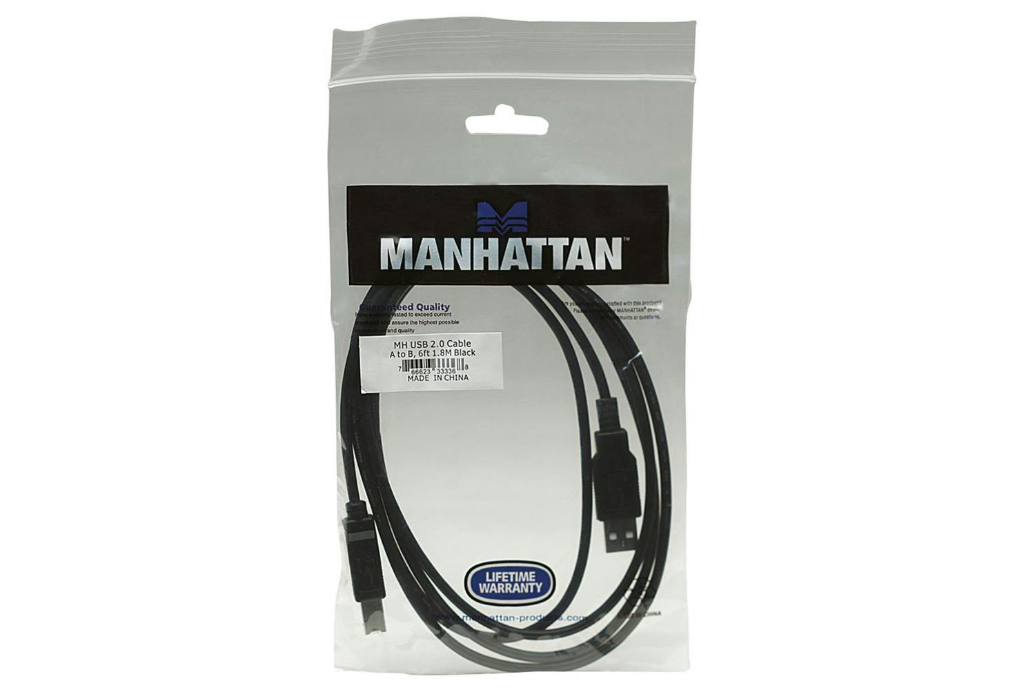 Manhattan USB A-B Cable | 1.8m