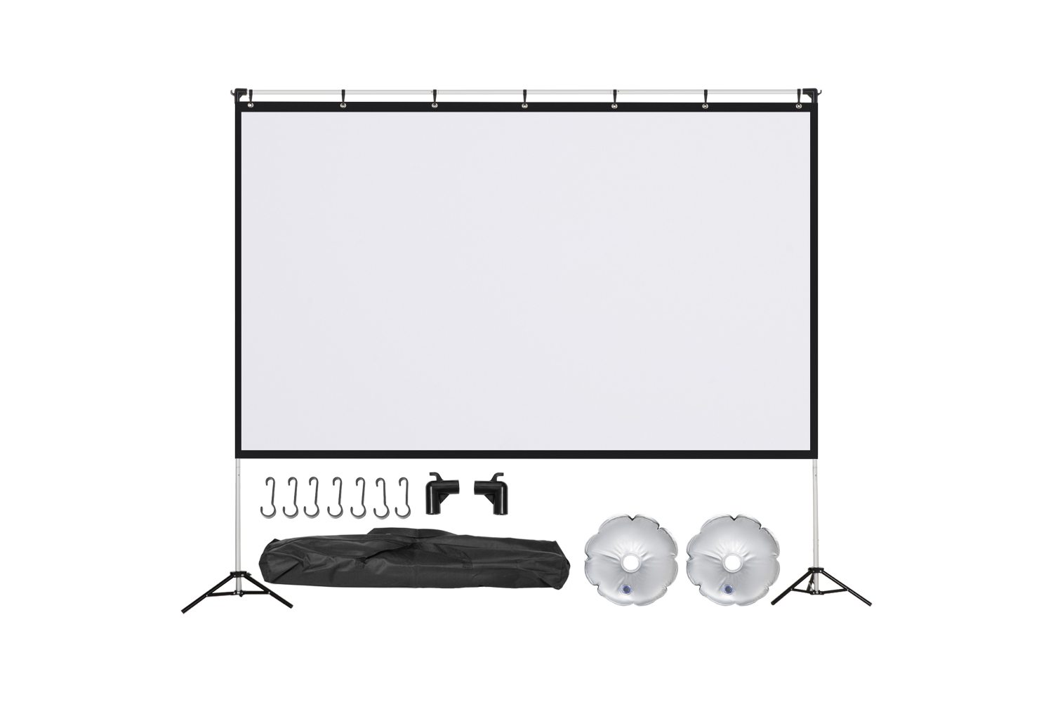 Homcom 4k HD Projector Screen and Stand