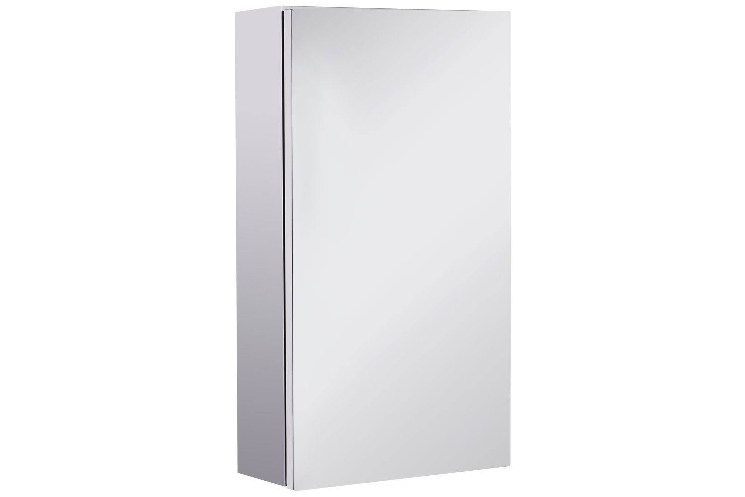 Homcom Stainless Steel Mirror Storage Cabinet | Silver