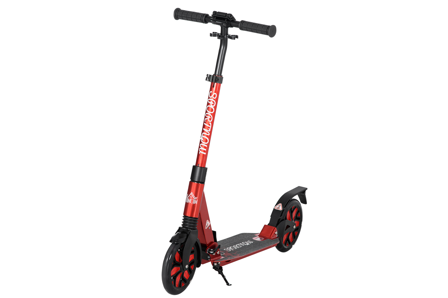 Homcom Adult Foldable Kick Scooter | Red