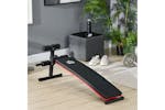 Homcom Foldable Sit Up Bench | Red/Black