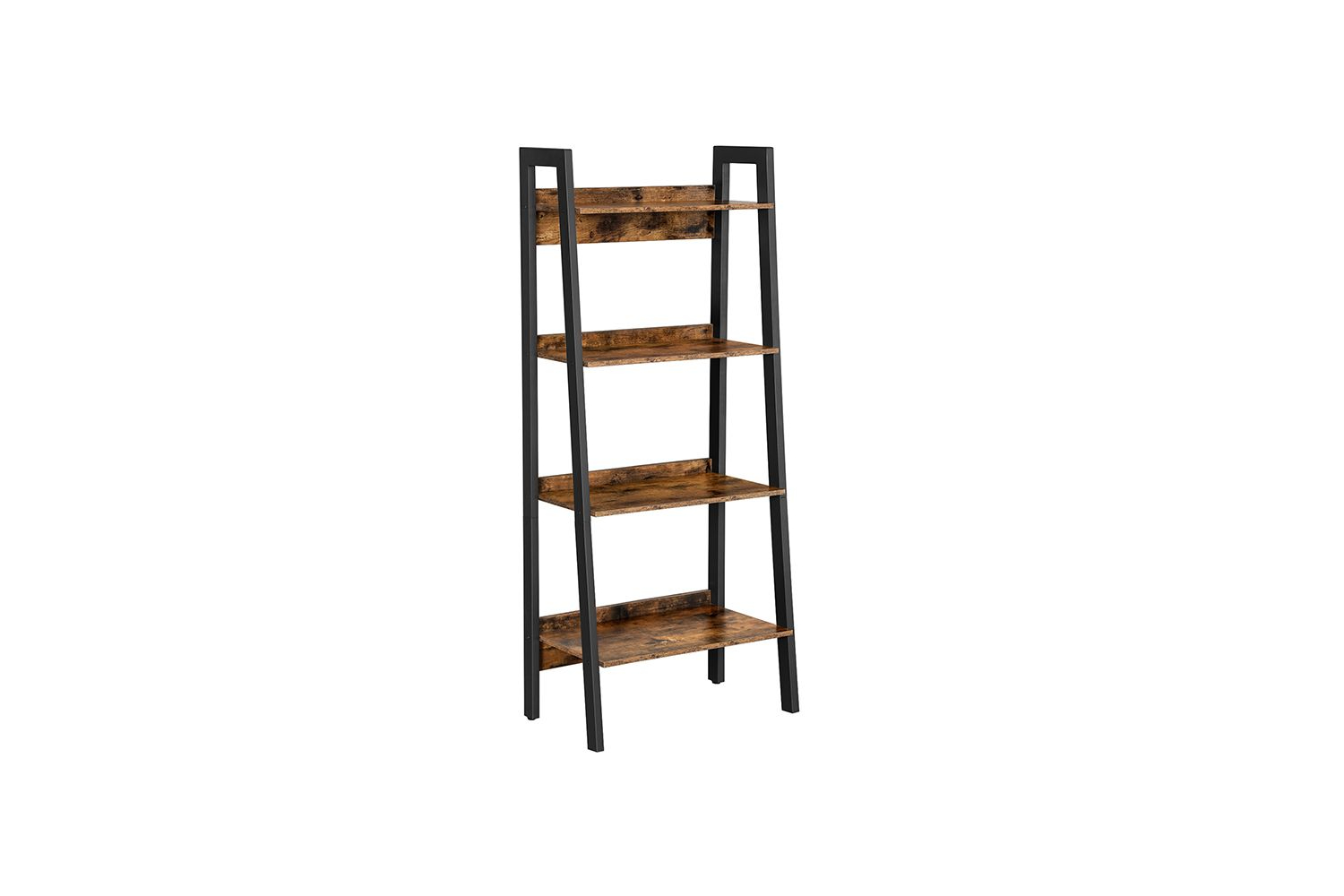 Vasagle Ladder Shelves | 4 Shelves | Rustic Brown/Black