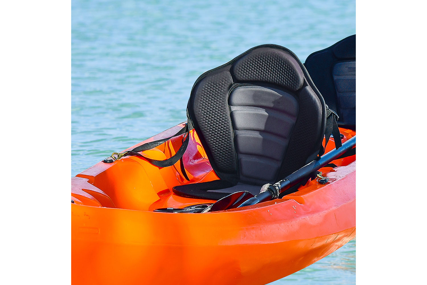 Homcom High Back Detachable Canoe Seat | Black